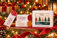 Christmas Gift Box - 3 Fudge Christmas Trees