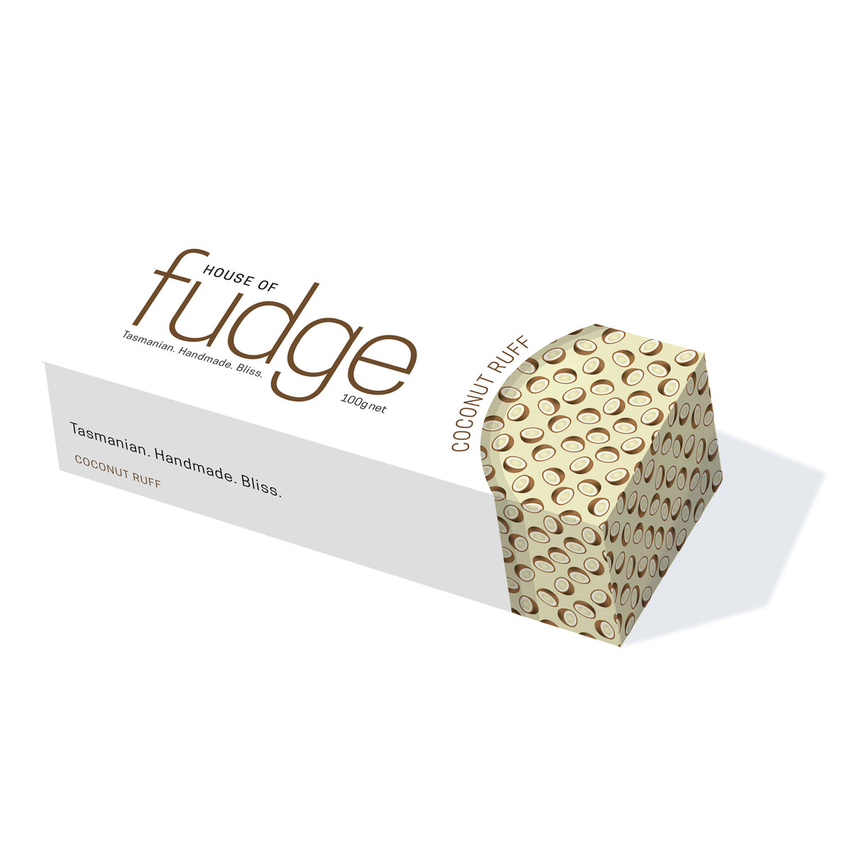 Coconut Rough Fudge | House of Fudge | Gourmet Fudge