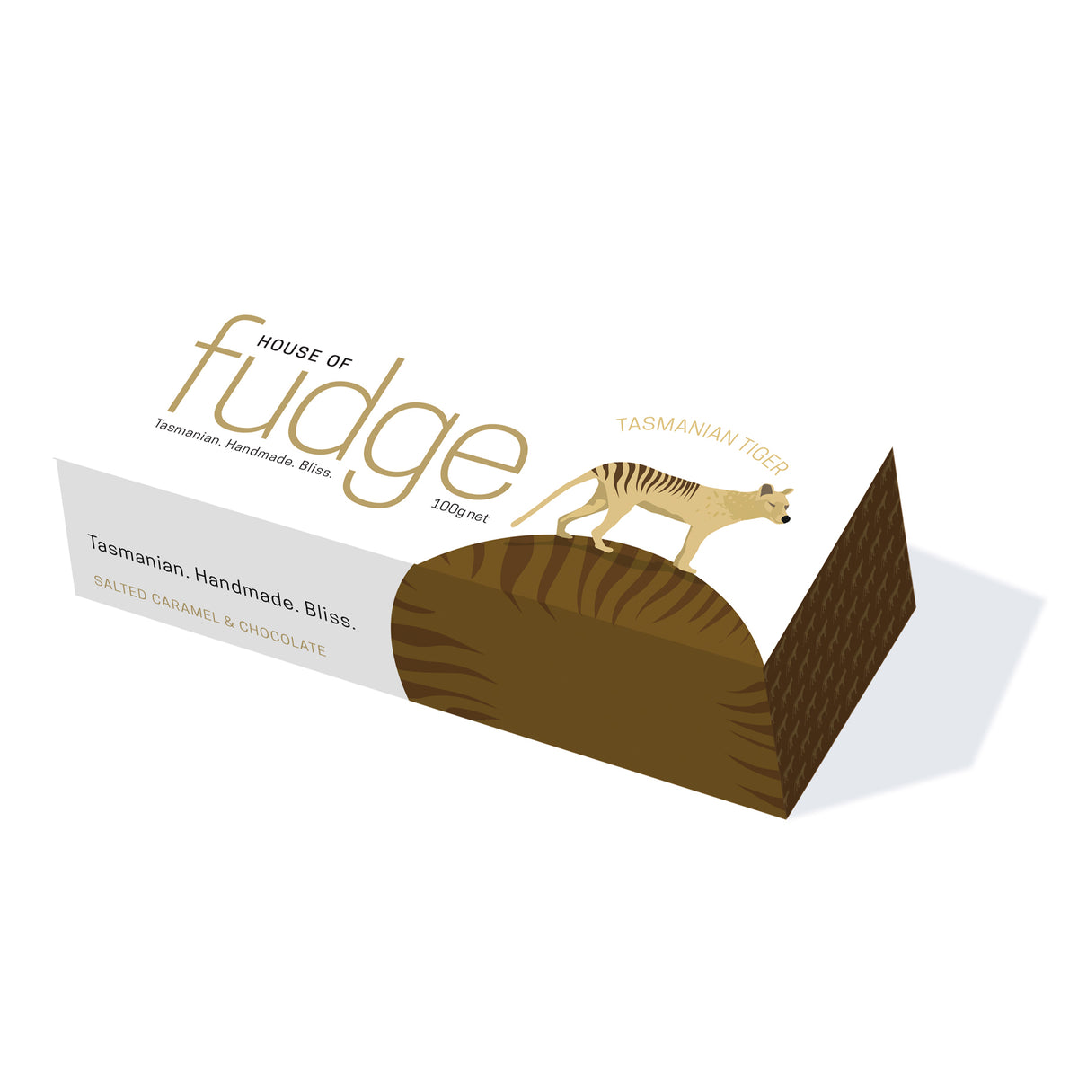 Salted Caramel and Chocolate Fudge | House of Fudge | Gourmet Fudge